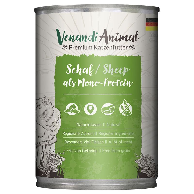 Probierpaket Venandi Animal 6 x 400 g zu TOP-Preisen | bitiba %
