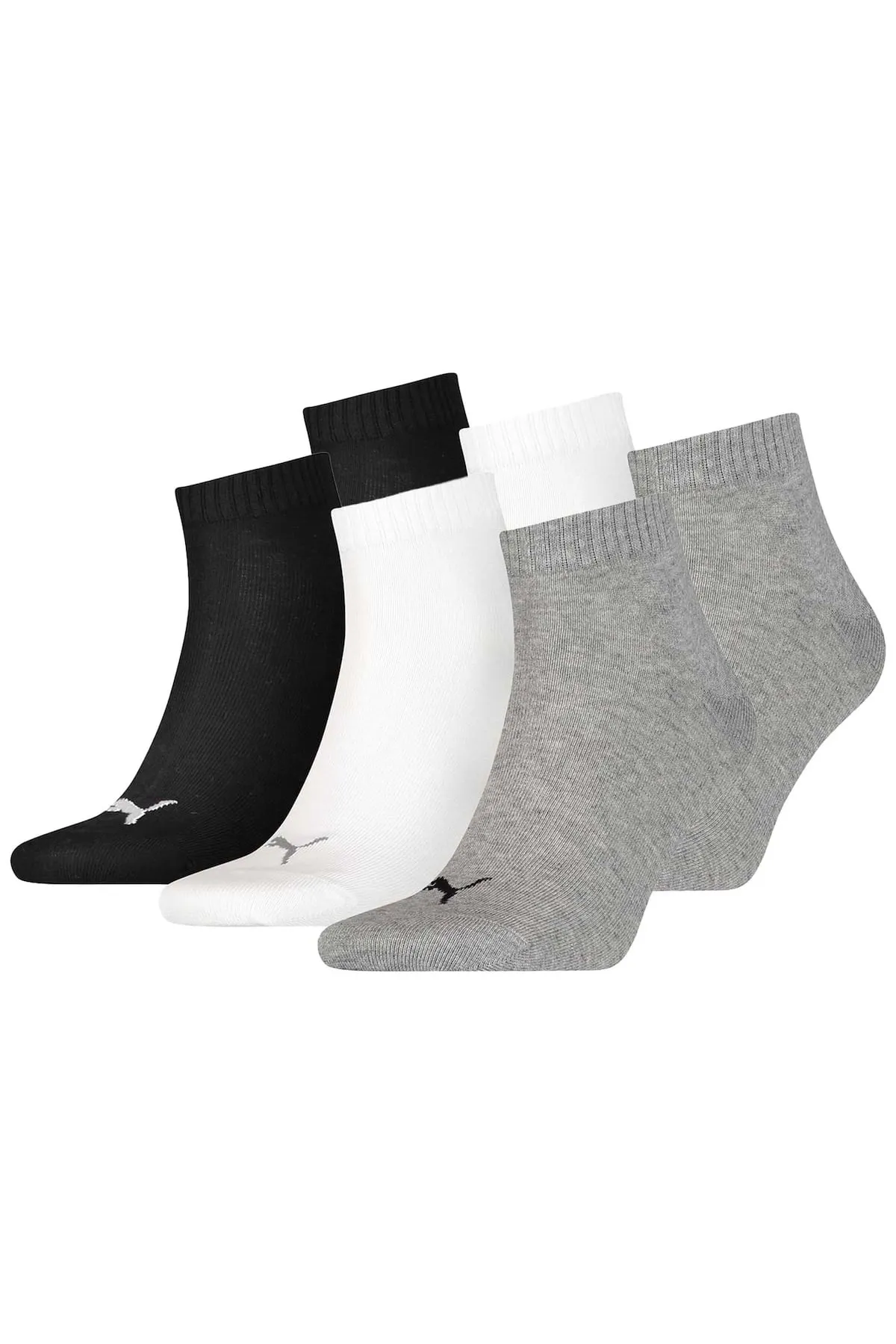 Puma  Unisex Socken, 6er Pack - Quarter, Sneaker