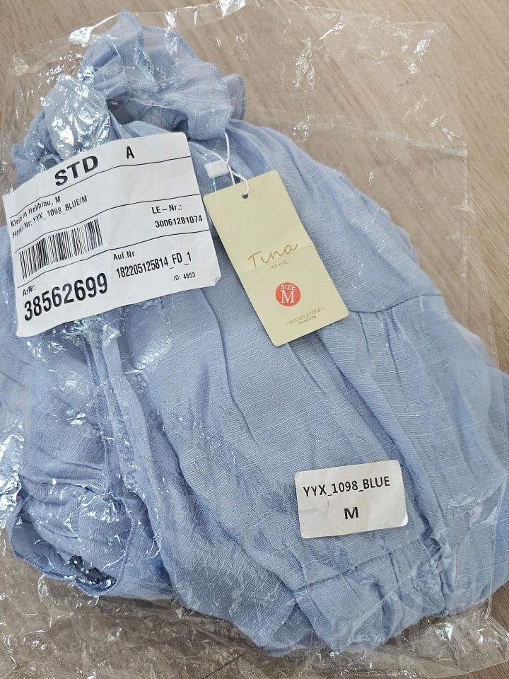 Tina Kleid in Hellblau günstig kaufen M
