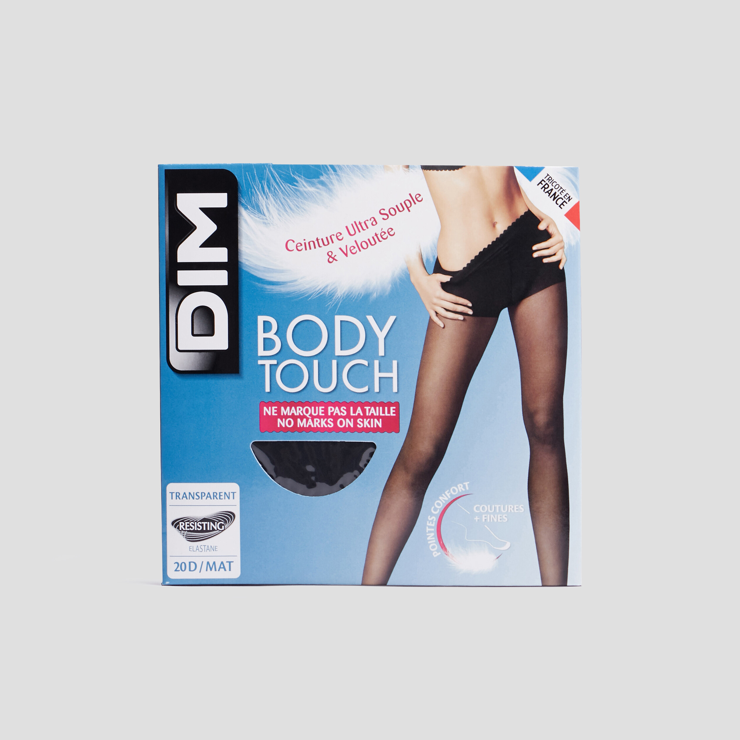 Collants 20 deniers DIM Body Touch noir femme | La Halle