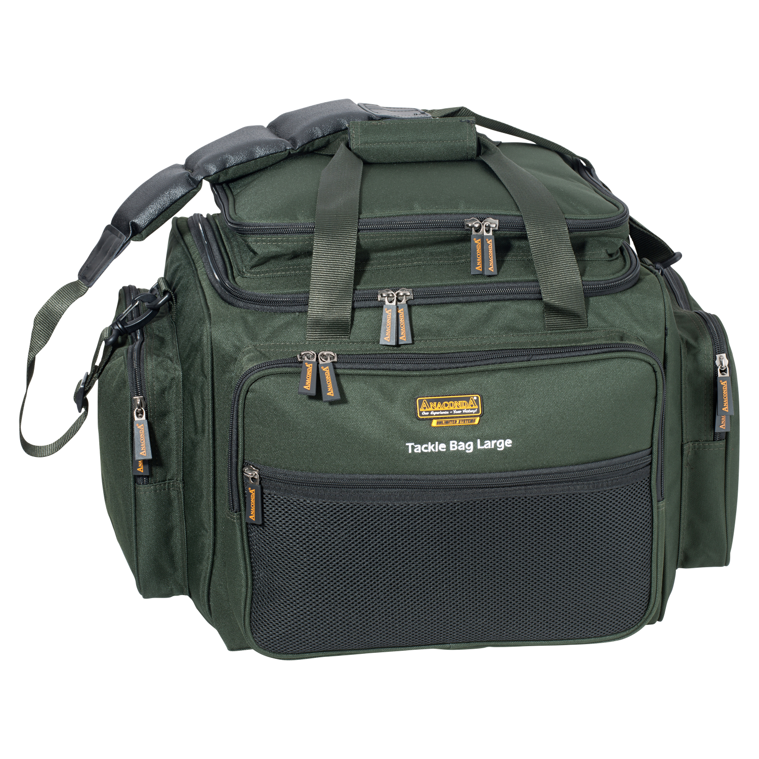 Anaconda Outdoor Set bestehend aus 1 x Bank Booster + 1 x 2-Mann-Karpfen-Zelt Moon Breaker II + 1 x Tackle Bag L