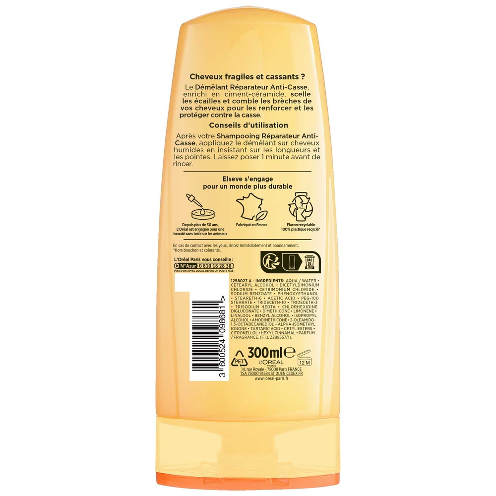 L'Oréal Paris Elseve Anti-Casse Démêlant 300ml Après-shampoing démêlant