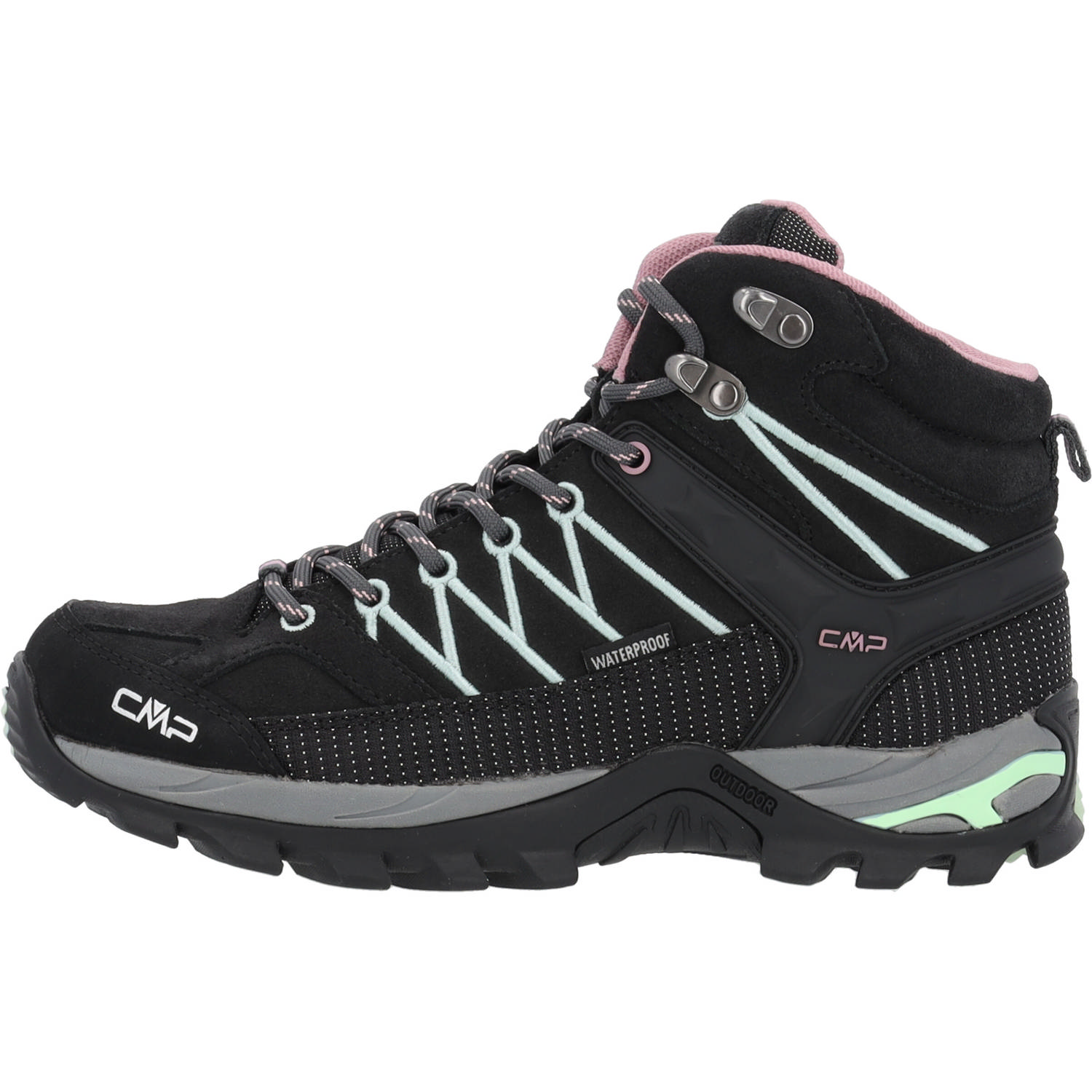 CMP Rigel Mid 3Q12946, Trekkingschuhe, Damen, Schwarz