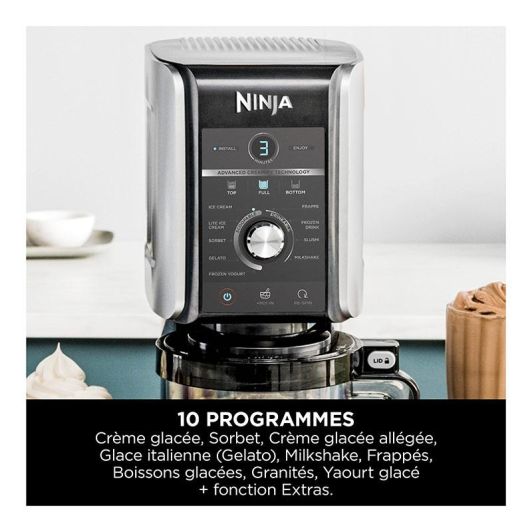 Aparat de înghețată Ninja Creami Deluxe NC502EU – 10 în 1