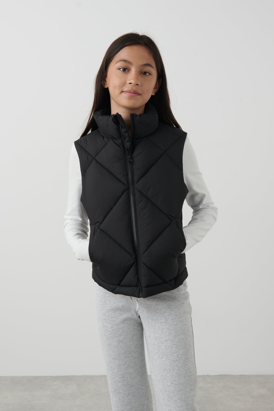 Y puffer vest