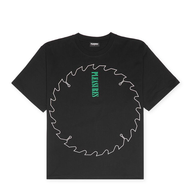 Pleasures Saw Heavyweight T-Shirt Black