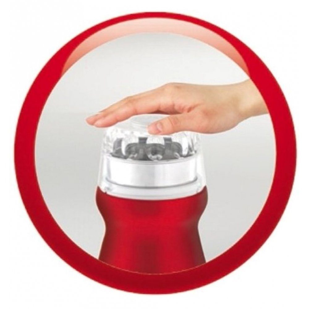 Moulinex Kaffeemühle AR1105 - Kaffeemühle - red ruby/metallicrot-weiß