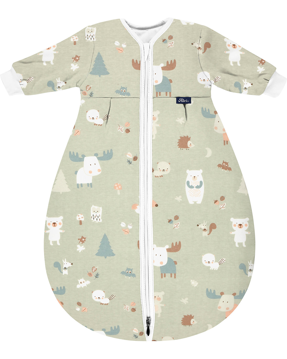 Kugelschlafsack Mäxchen Thermo mit Arm - TOG 3,0 - Baby Forest, 110 cm