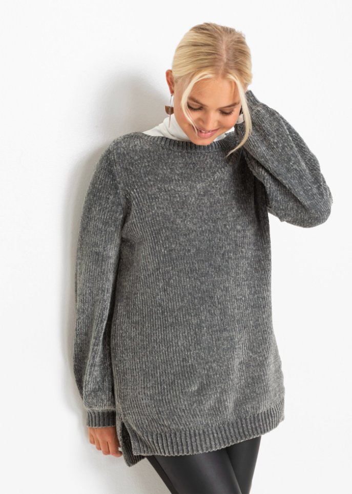 Chenille-Longpullover