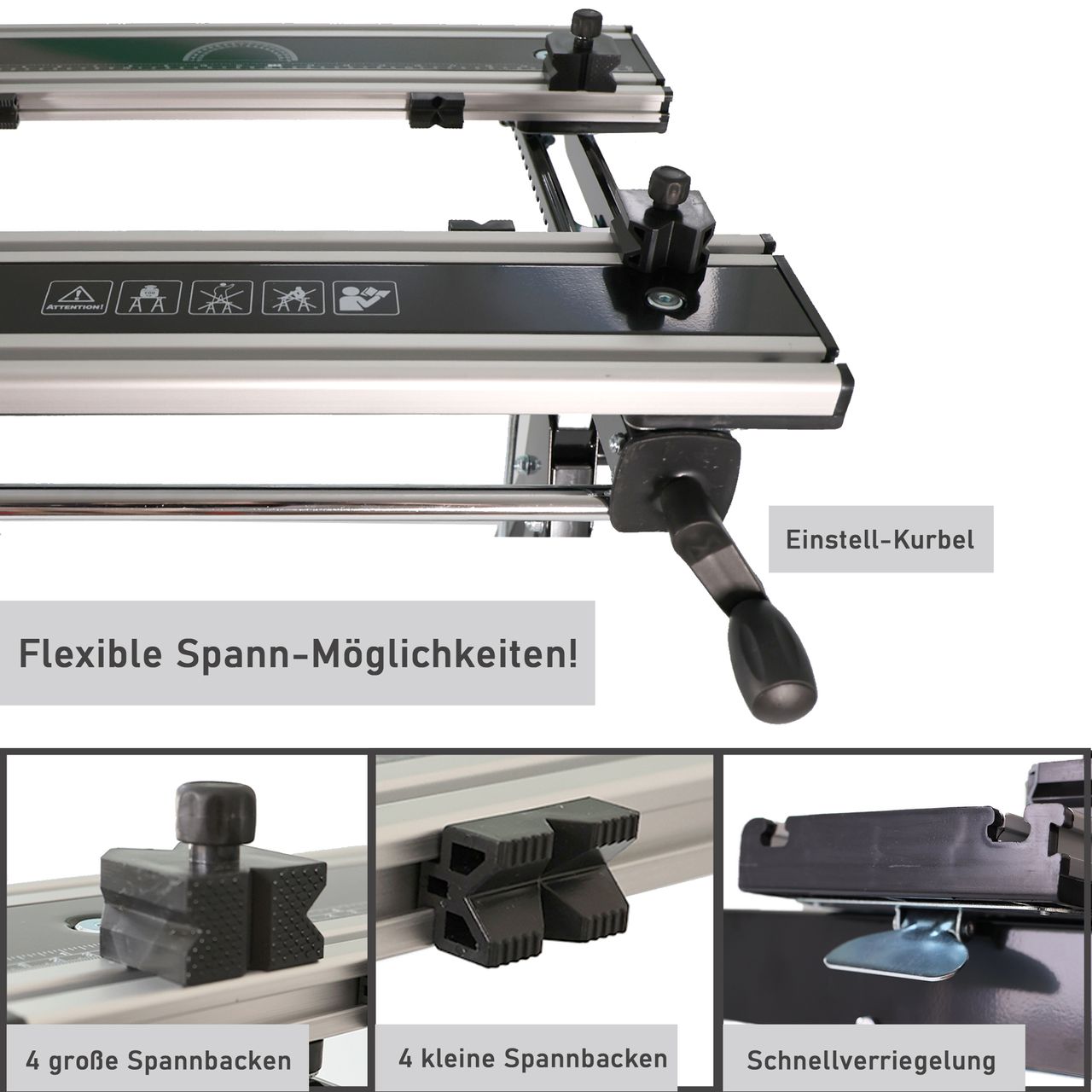 Lemodo mobile Werkbank und Spanntisch aus Stahl
