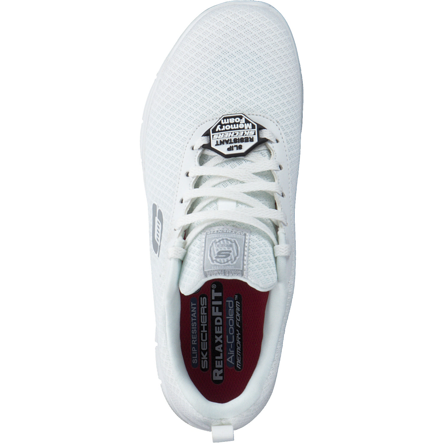 Skechers 77210EC, Sneakers Low, Damen, Weiß