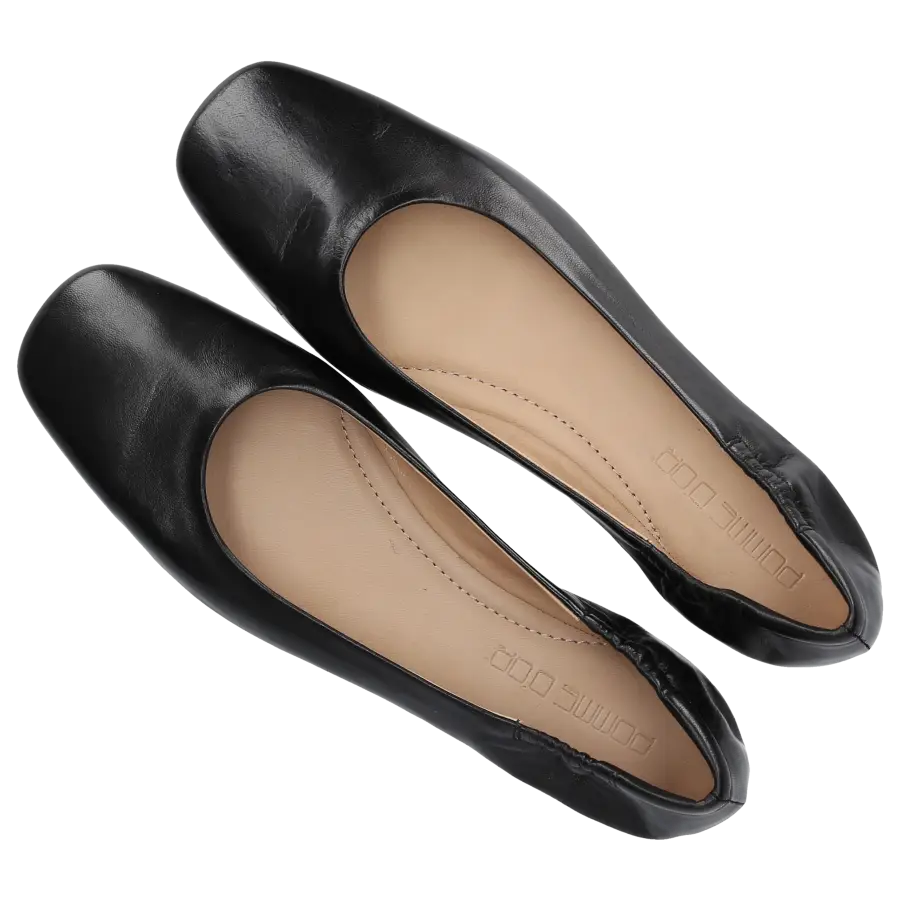 Pomme D`OR - Ballerinas 0890 Nappaleder - schwarz