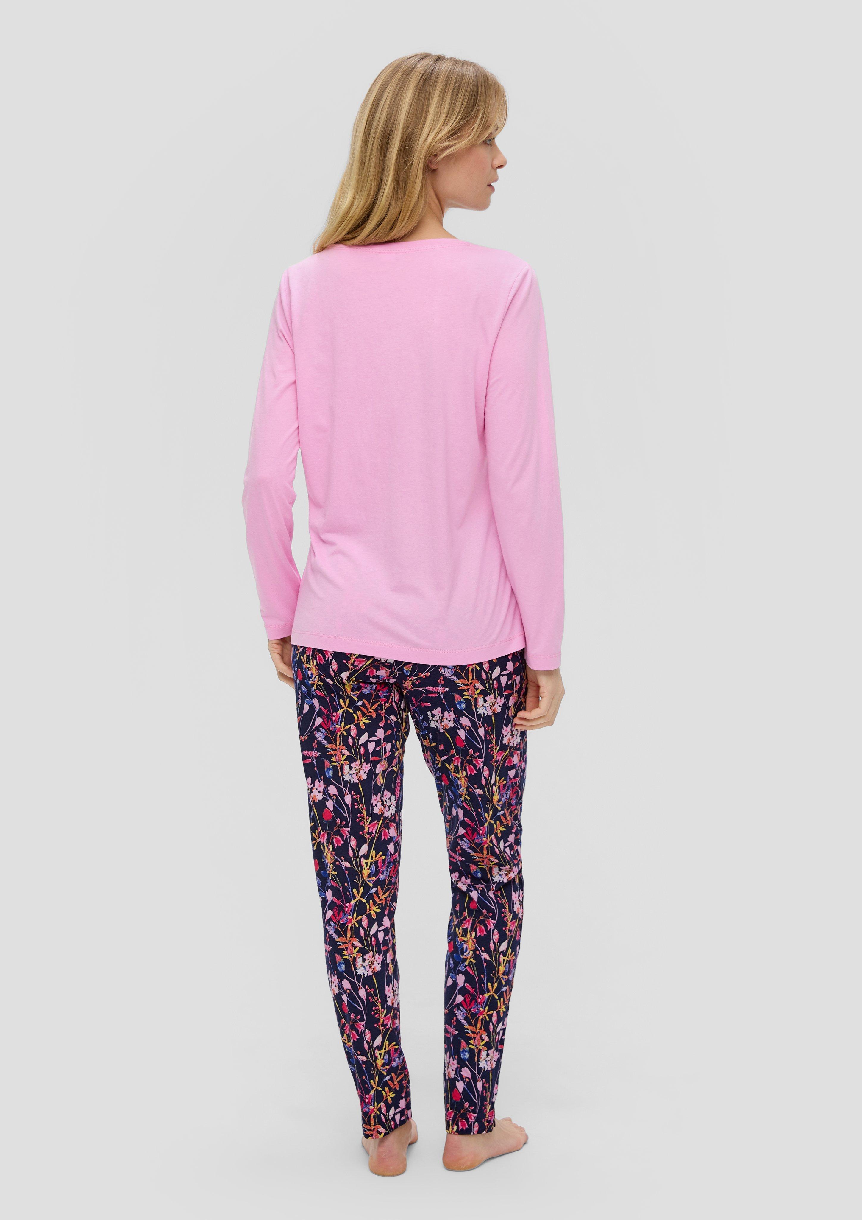 Loungewear Sweatshirt mit Stickerei-Detail  6009456-776