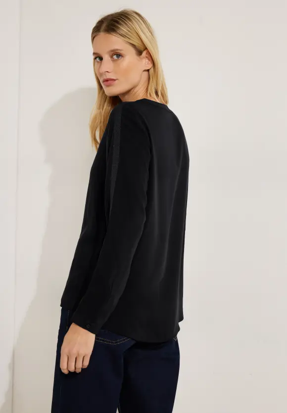 CECIL Bluse mit Tapedetail
