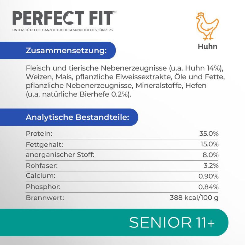 Perfect Fit Senior 11+ reich an Huhn zu TOP-Preisen
