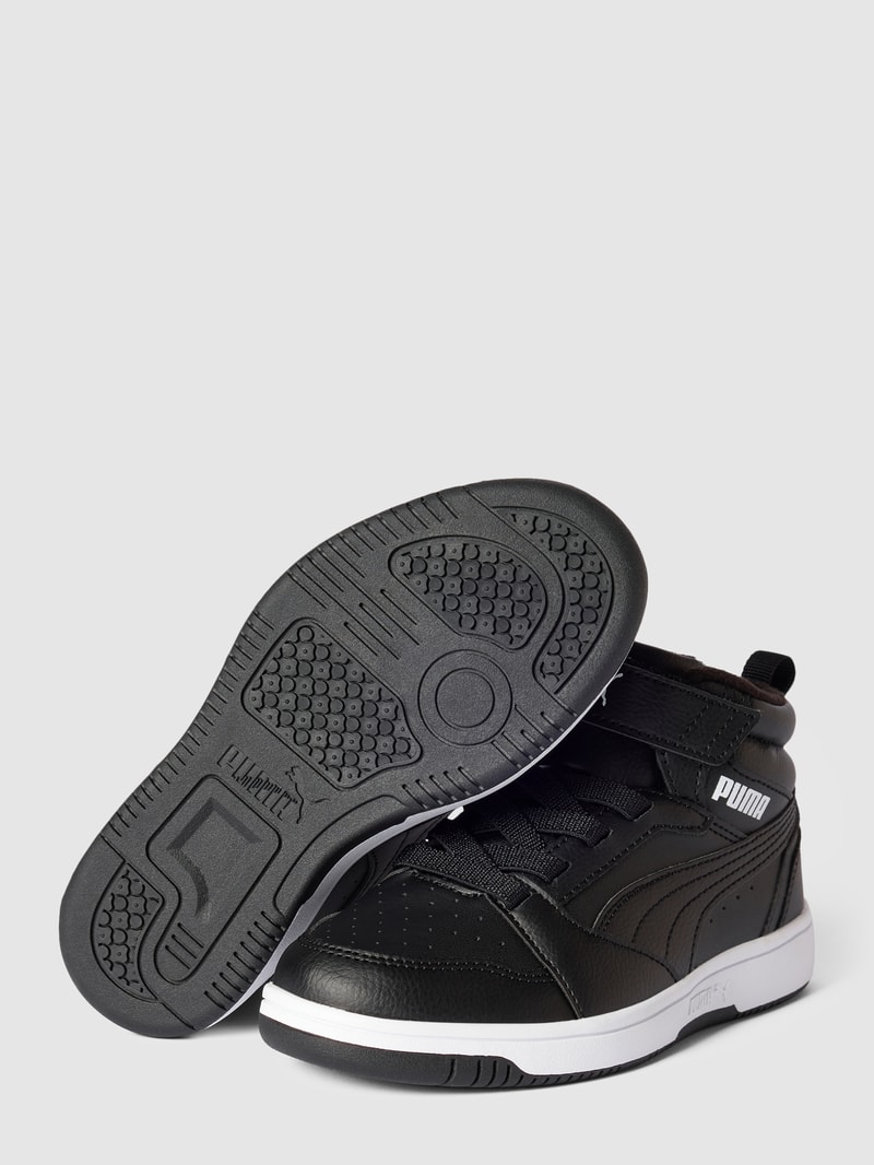 High Top Sneaker mit Label-Details Modell 'Rebound V6 Mid' in schwarz