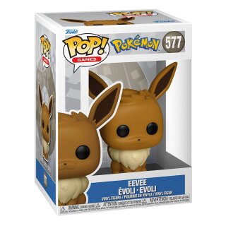 Pokemon POP! Games Vinyl Figur Eevee (EMEA) 9 cm