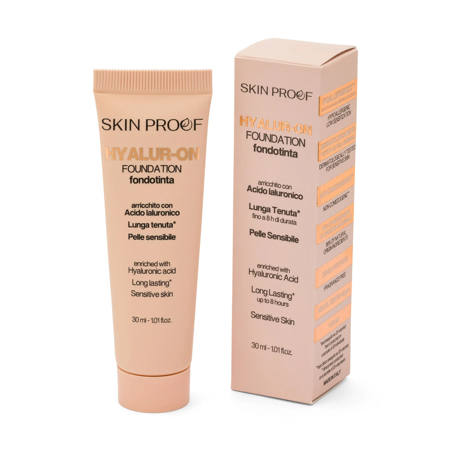 Base de maquillaje Skin Proof Hyalur-On - Fondotinta crema