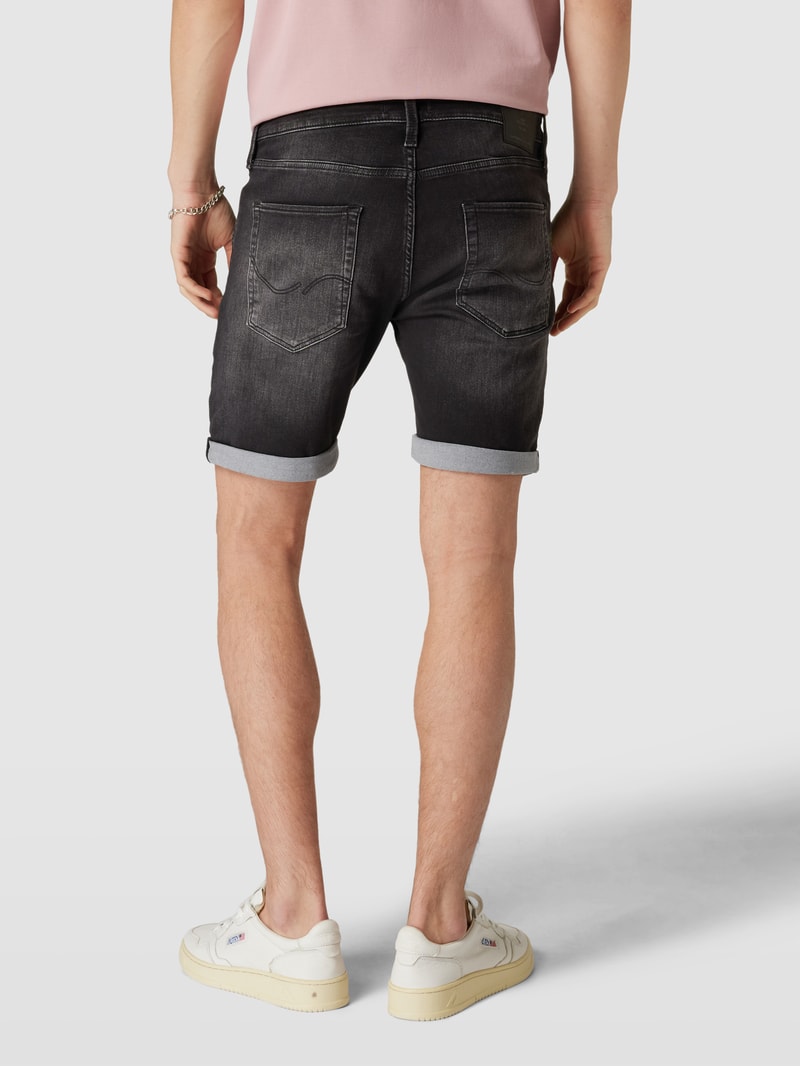 Bermudas mit 5-Pocket-Design Modell 'RICK' in anthrazit
