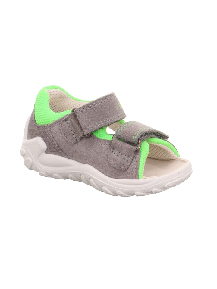 superfit Lauflernsandale FLOW in Grau/Hellgrün günstig kaufen