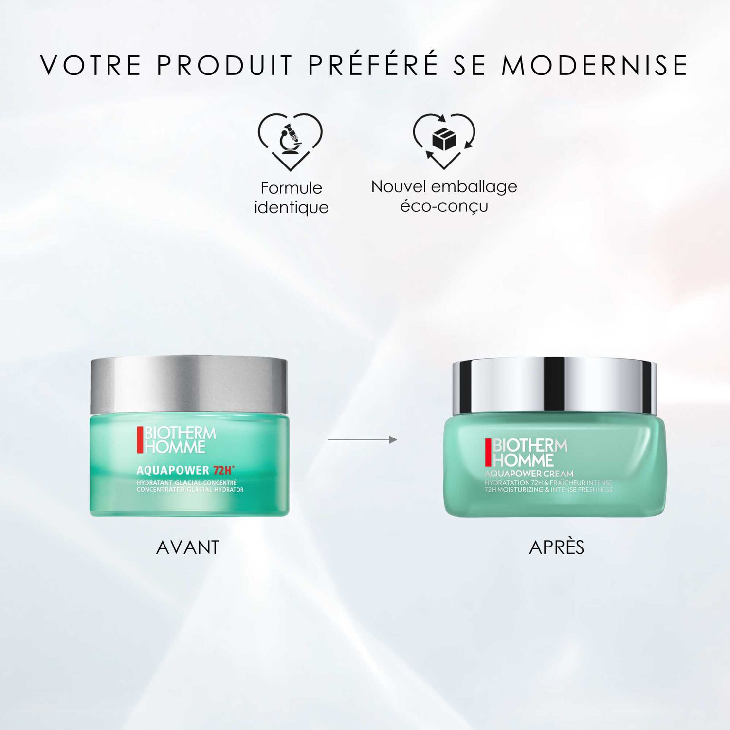 Biotherm Aquapower Crème hydratante 50ML Crème hydratante visage pour homme 50 ml