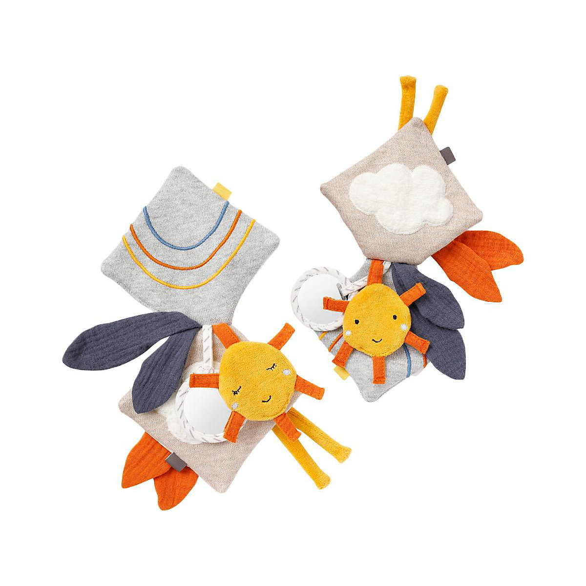 Stoffbuch Esel & Teddy NATUR