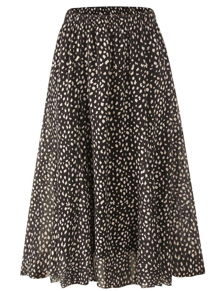 SASSYCLASSY Chiffon Rock in Schwarz günstig kaufen