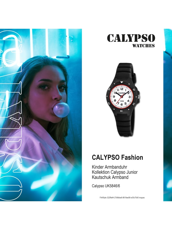 Calypso Analog-Armbanduhr Calypso Junior schwarz günstig kaufen onesize