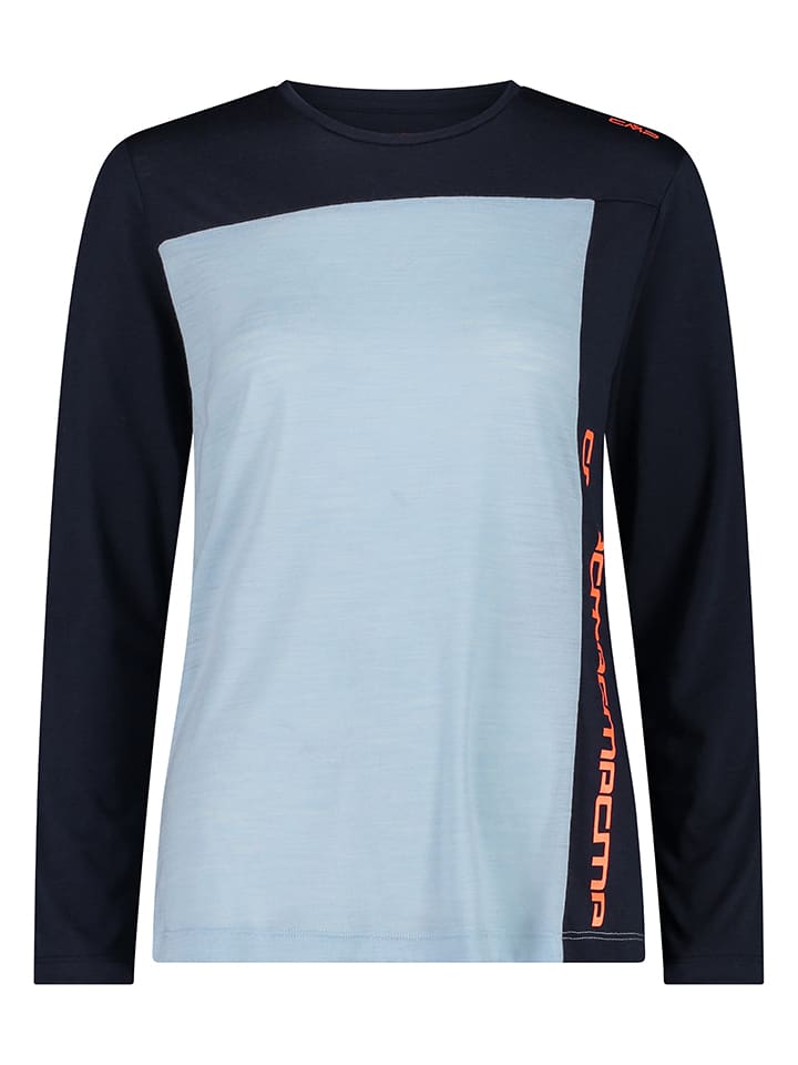 CMP Funktionsshirt in Dunkelblau/ Hellblau günstig kaufen