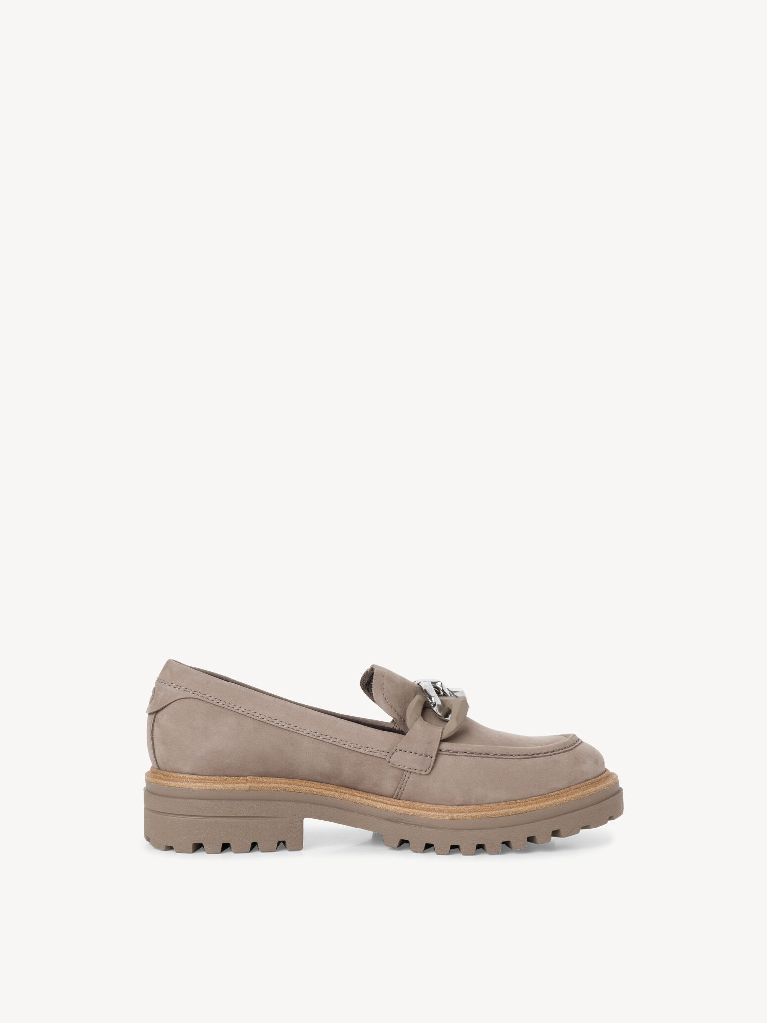 Slipper en cuir - beige