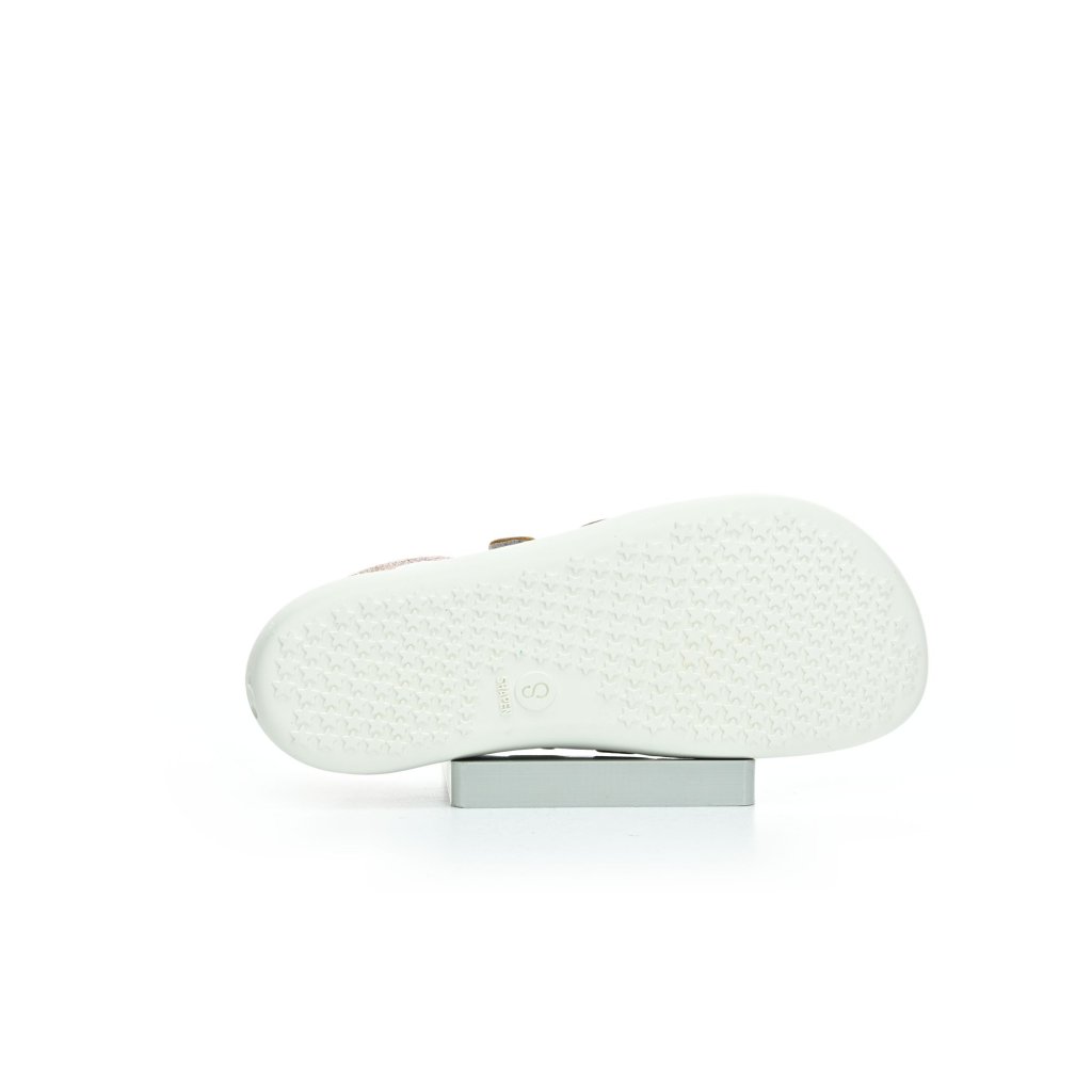 Shapen Charm Mini Rose Gold Leather Barfußsneakers