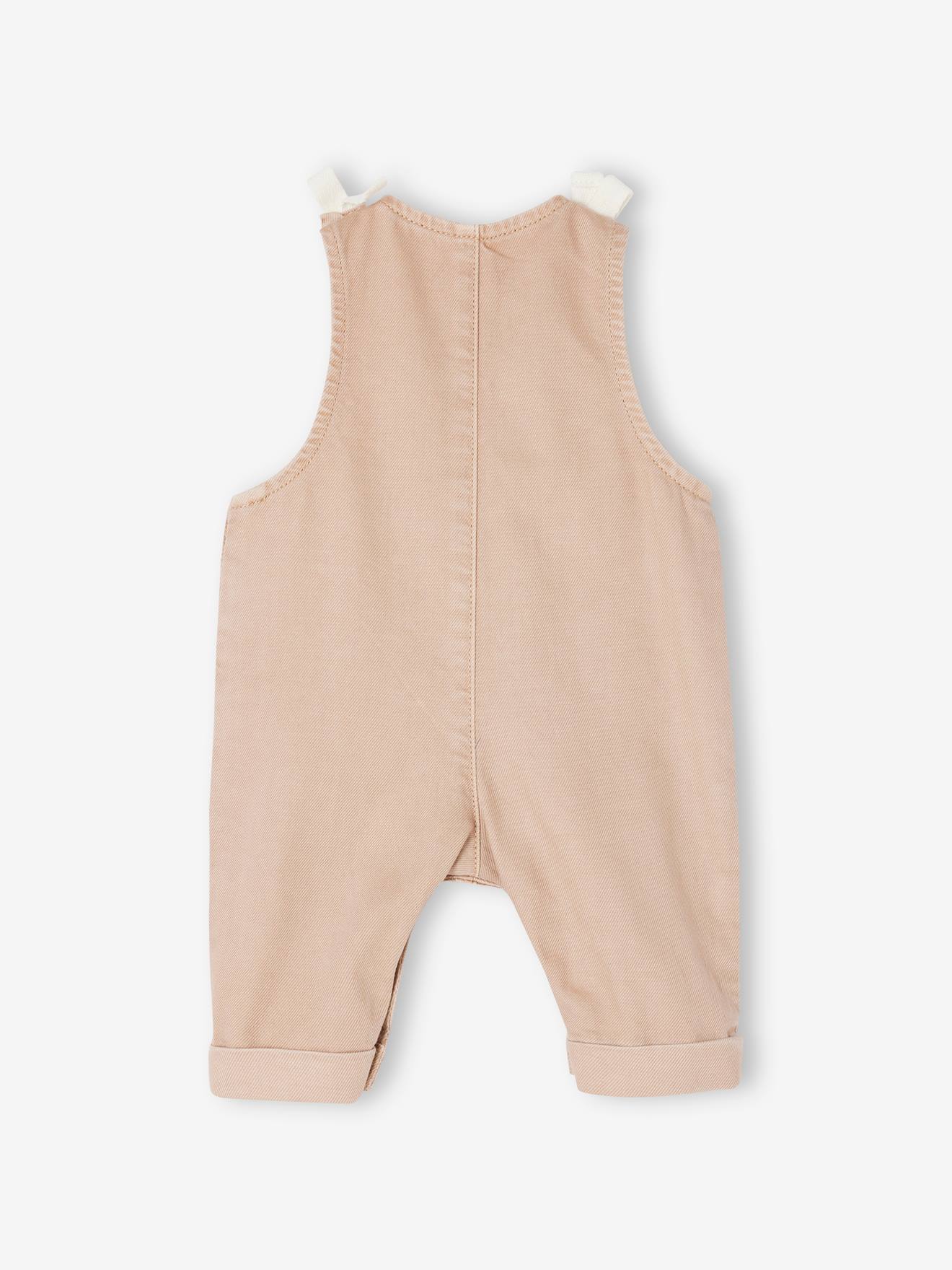 Vertbaudet Mädchen Baby Latzhose Oeko-Tex - cappuccino