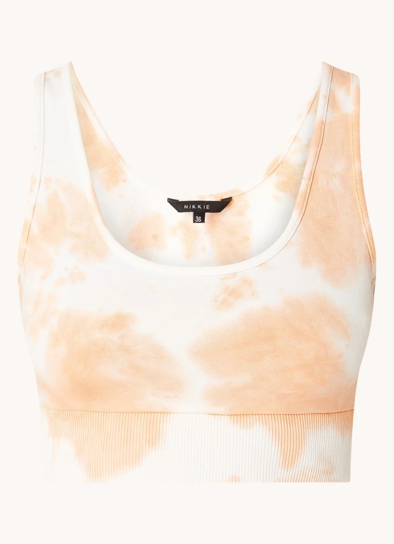 Κοντό τοπ NIKKIE River με λογότυπο και σχέδιο tie-dye