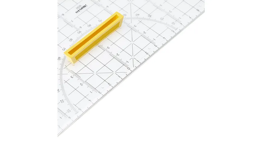ARISTO Geometrie-Dreieck mit Griff und Ordnerleiste 25cm