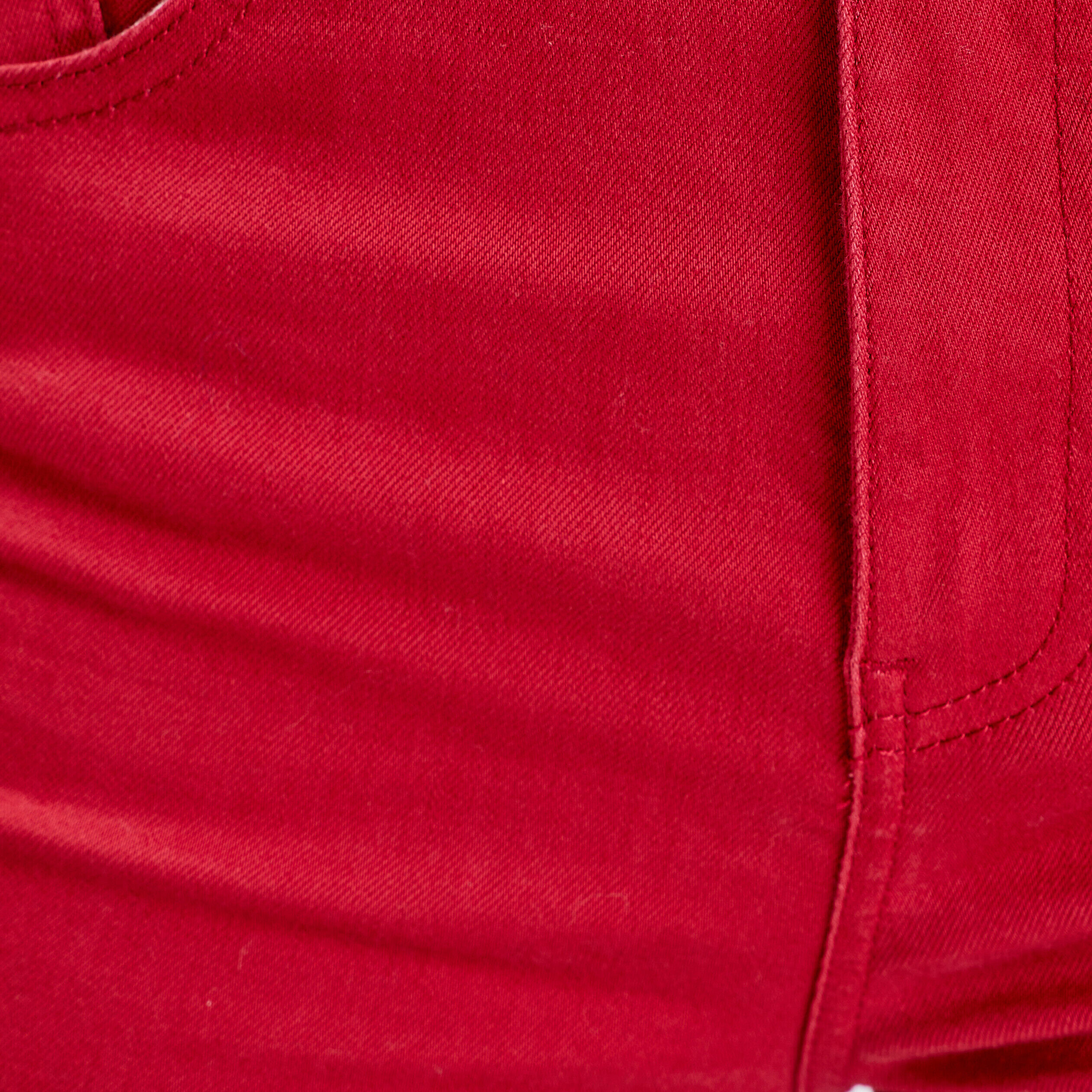Jeans flare taille haute rouge foncé femme | Cache Cache