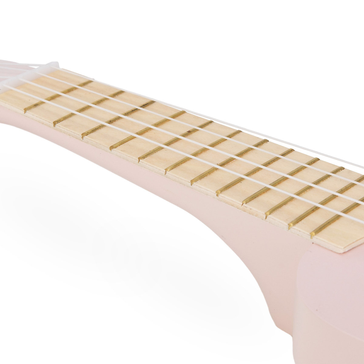 Holzgitarre – Ukulele – rosa Farbe, lehrt einfache Akkorde, stimuliert den Hörsinn, Nachahmung eines echten Instruments, schöne Klänge