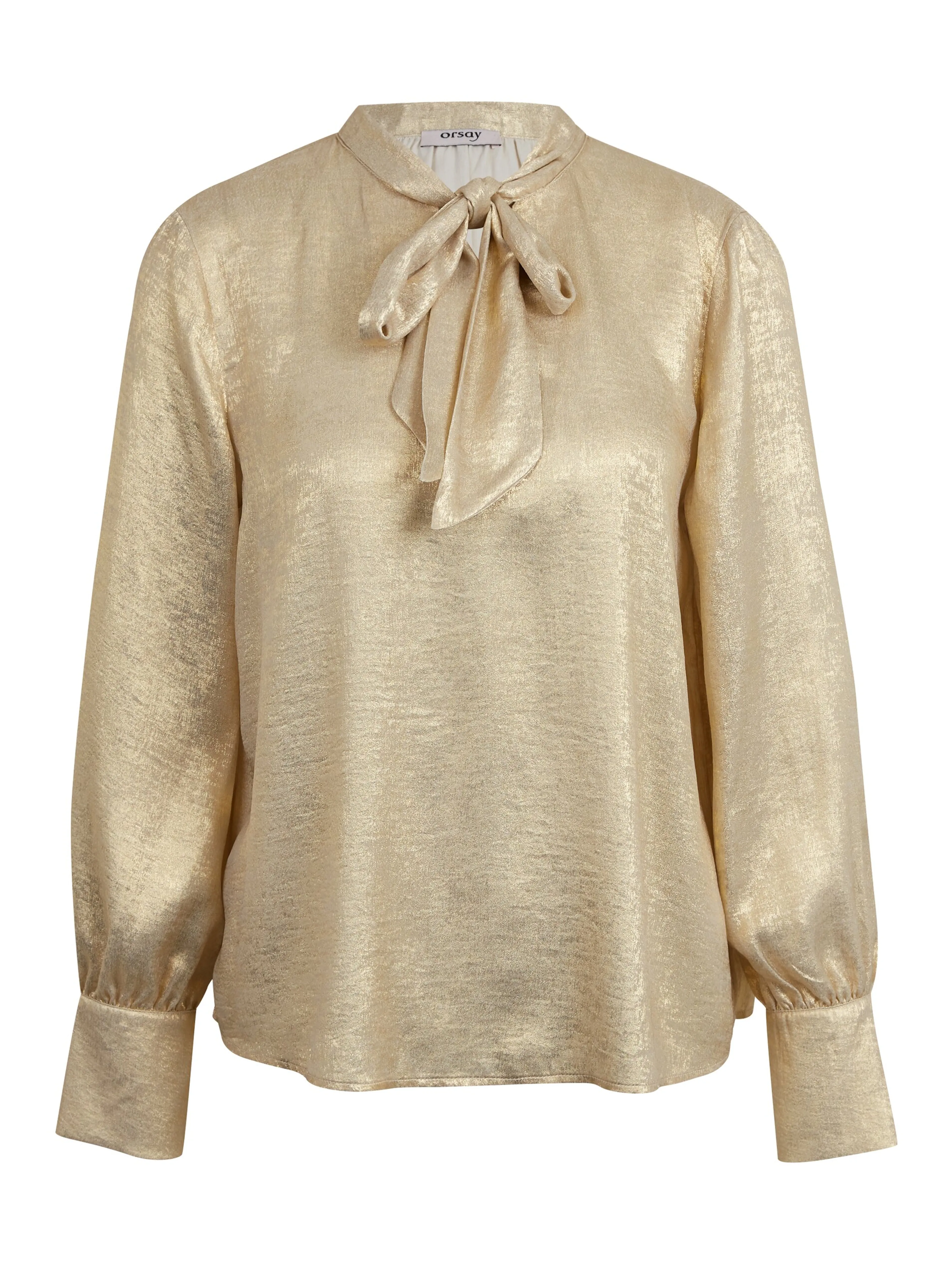 Damen-Satinbluse in Gold ORSAY