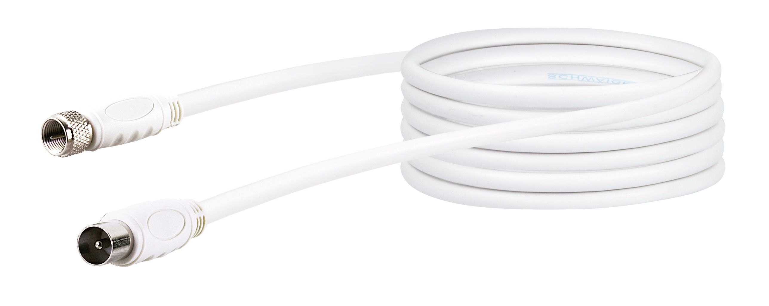 Schwaiger KVCKHQ185 5 Meter weißes SAT-Antennen-Adapterkabel