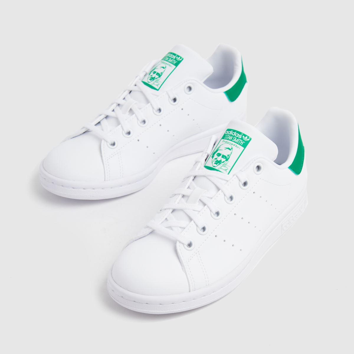 adidas belo-zeleni športni copati Stan Smith Youth