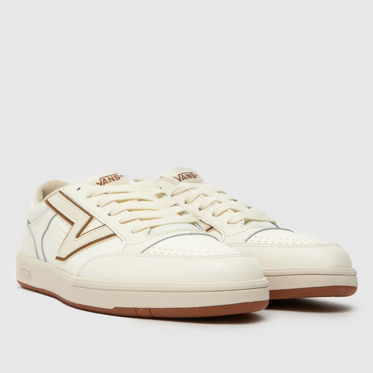 Vans – Lowland – Comfycush-sneakers i benvita, flerfärgade