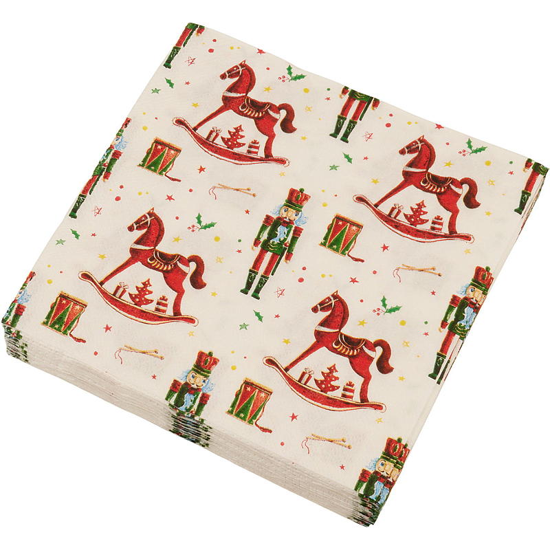 Vie Eco Servietter 20-pk 33x33 cm, julemotiv