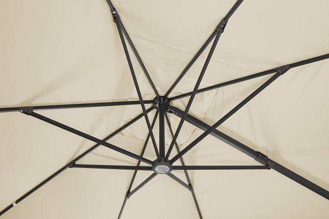 Schneider Schirme Schneider Ampelschirm Rhodos Grande, ca. 300x400 cm, natur