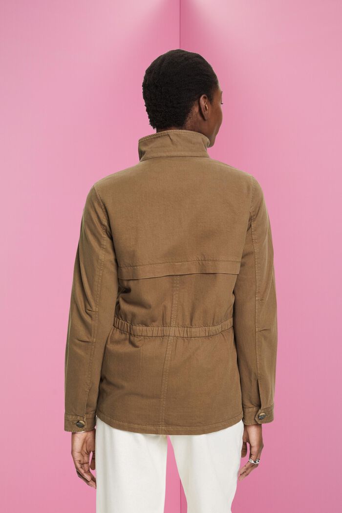 Utility-Jacke mit elastischem Taillenbund