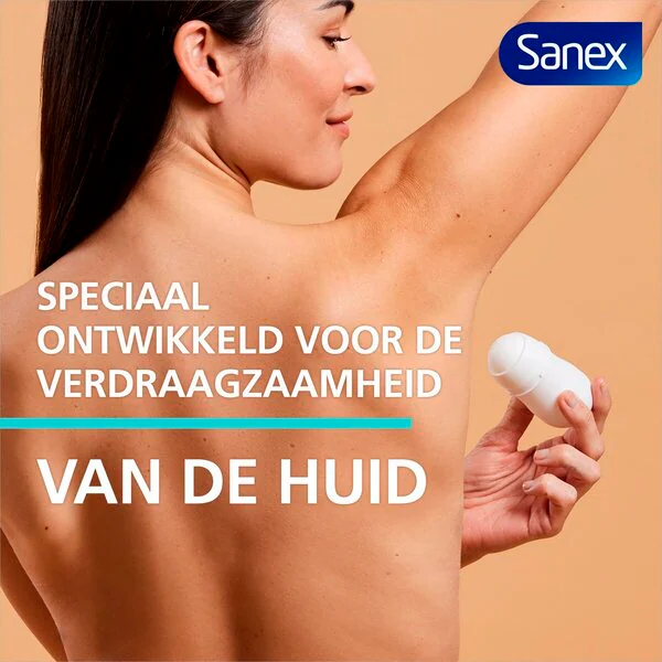 Sanex Zero% Extra Control 48H Deodorant Roller 50ml - Normal skin