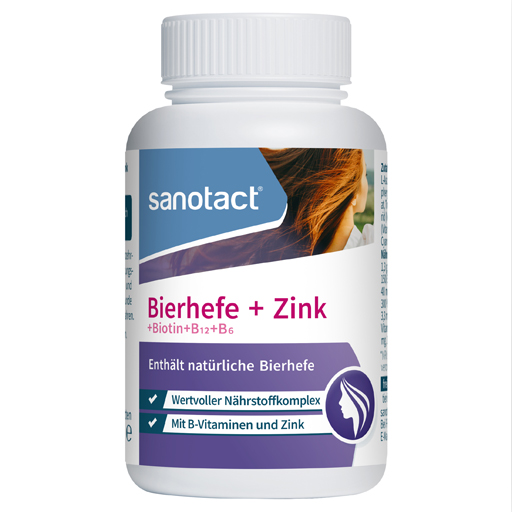 SANOTACT Bierhefe Zink Tabletten  180 St  Tabletten