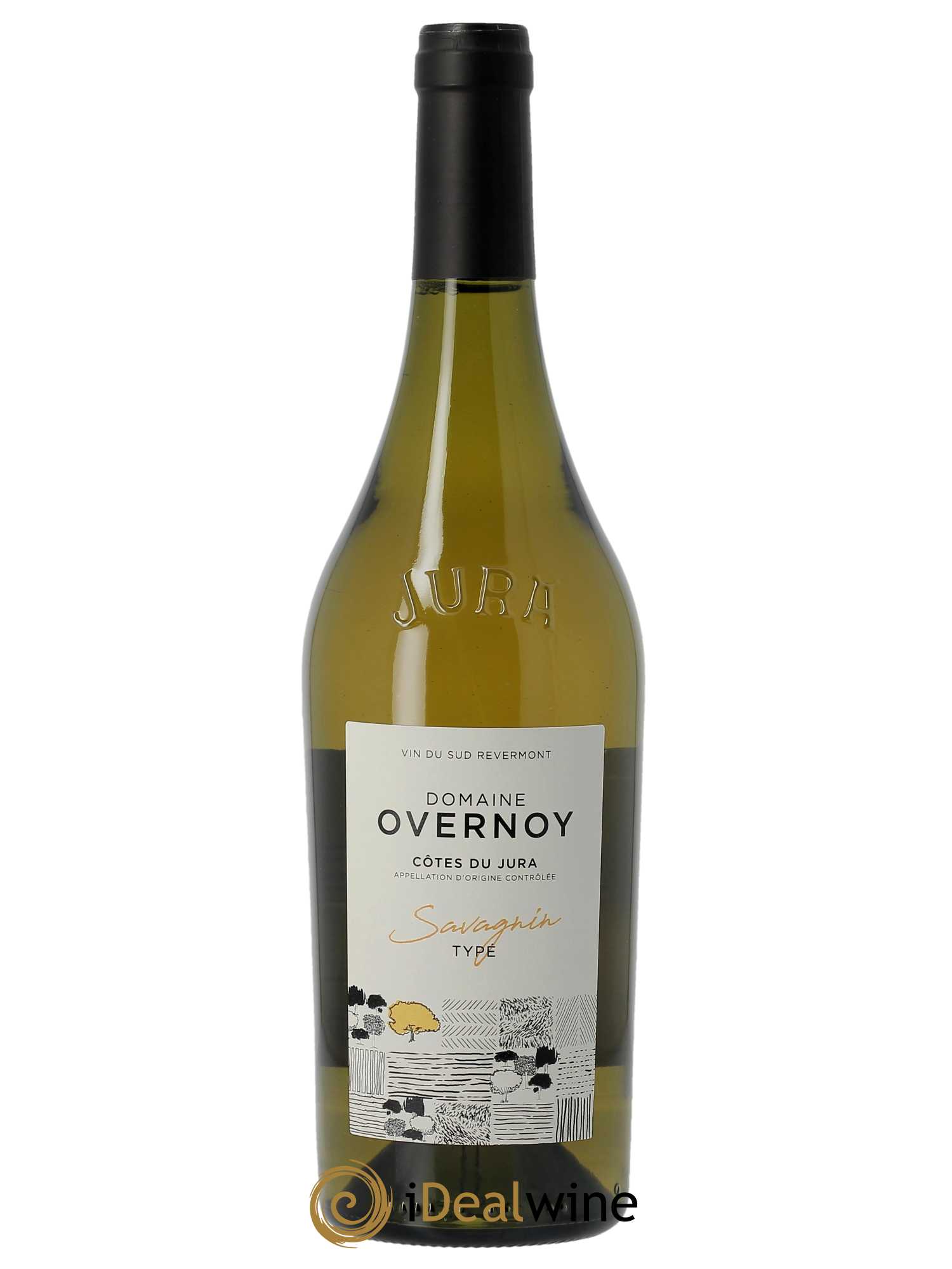 Côtes du Jura Savagnin 4 ans de voile Guillaume Overnoy  2018 - Lot de 1 Bouteille