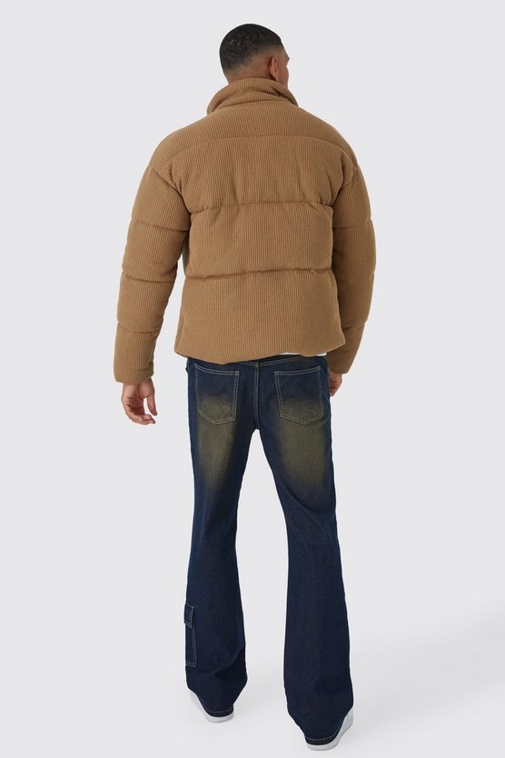 Tall Steppjacke mit Trichterkragen