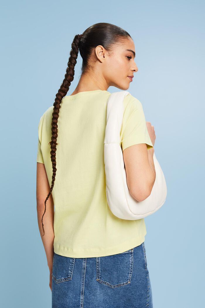 Jersey-T-Shirt mit Print vorne