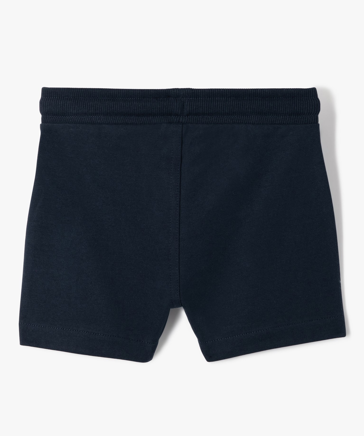 Short bébé Garçon en maille avec ceinture bord-cte marine | GEMO