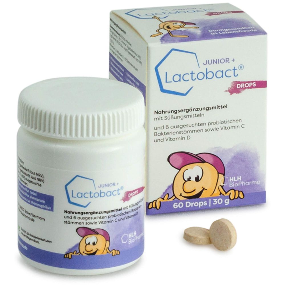 LACTOBACT Junior Drops Lutschtabletten